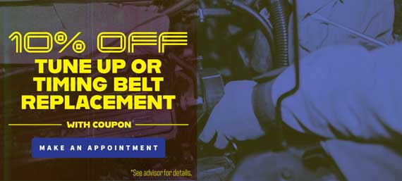Save 10% Off on Tune Up or Timing Belt Replacement